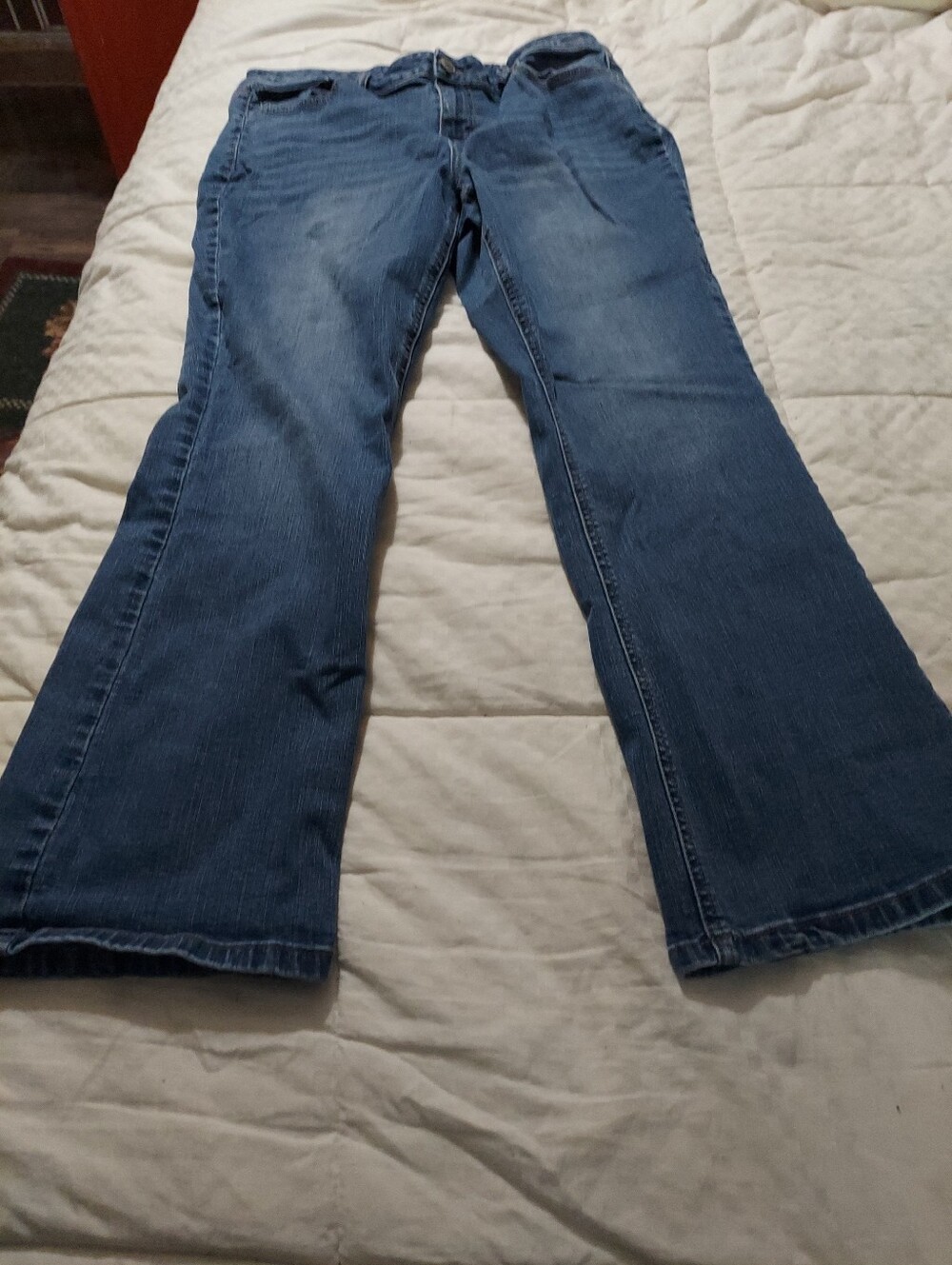 Maurices 14 Short Mid Rise Jeans Medium Blue